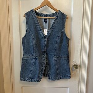 Gap Denim Vest large